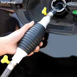 Pompa bahan bakar tangan tangki bahan bakar mobil pengisap pompa bahan bakar Transfer minyak pompa Manual cairan Diesel bensin Syphon untuk Gas bensin