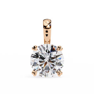 Pendentif en or 18 carats avec un magnifique diamant cultivé en laboratoire, charmants pendentifs en diamant - Product Image 2