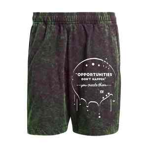 Pantalones cortos informales de salón para hombre de algodón transpirable con ajuste relajado y cintura con cordón adecuados para gimnasio en casa o caminar al aire libre - Product Image 4