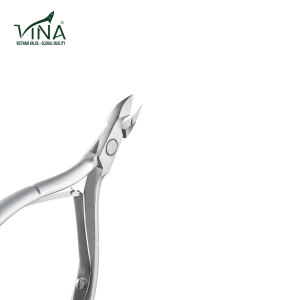 Pince Vietnam acier inoxydable gris plaqué pince à cuticules VNC-04-GC Vina outils de soins professionnels pince à cuticules pour ongles - Product Image 3