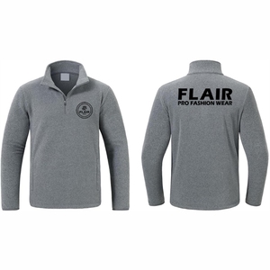 Chaqueta Polar Técnica de Invierno para Hombre con Logotipo Personalizado del Fabricante, Chaqueta Casual con Cierre de Cremallera de un Cuarto, Cortavientos, Bordada - Product Image 1