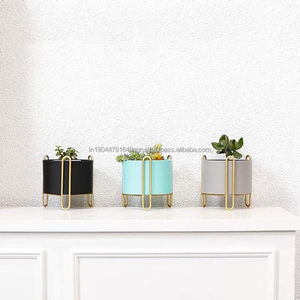 Maceta de diseño moderno en diferentes colores para decoración de vestíbulo de balcón de sala de estar interior y exterior - Product Image 4