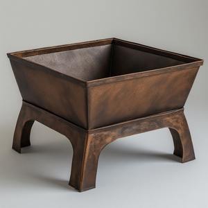 Modern Outdoor Metal Firepit with Wood Burning Customizable Design <b>for</b> Social Gatherings Comfortable Warmth & Inviting <b>Fire</b> Glow - Product Image 3