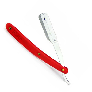 Fabricante líder Pissco de herramientas de barbería para salón, navaja plegable de acero inoxidable para cortar el cabello, cuchilla recta de acero inoxidable - Product Image 2