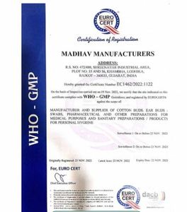 Coton-tiges stériles écologiques de haute qualité pour le nettoyage des oreilles, usage domestique, prix de gros, exportateur - Product Image 5