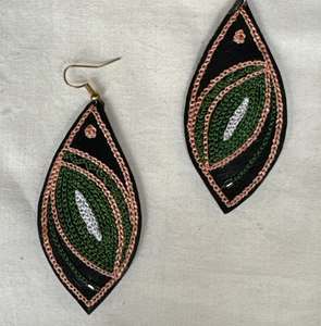 Pendientes de Cuentas Bordadas a Mano para Mujer, Pendientes de Cuentas Múltiples, Joyería Festiva para Mujer al Mejor Precio, Pendientes de Cuentas - Product Image 3