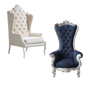 Chaise de trône à dossier haut de meubles d'hôtel conception de luxe européenne pour l'usine directe d'hôtel et d'événement de salon - Product Image 3