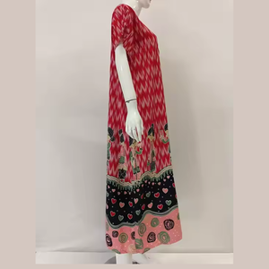 Vestido Informal Extra Grande de Tela de Rayón. cómodo y transpirable de Chrysanta - Product Image 4