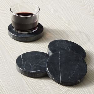 Eco Friendly Natural Marble <b>Coaster</b> Set Polished Stone <b>Drink</b> <b>Coasters</b> Durable Handmade Modern UV Printed for Home Promotional - Product Image 3