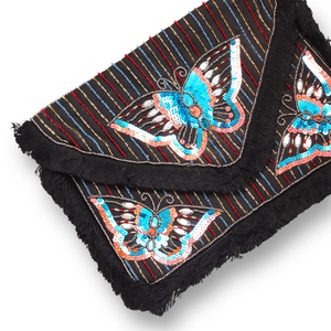 Sac à bandoulière en perles Banjara Boho exclusif fait à la main | Sacs en perles Banjara Boho de créateur de soirée par glowin fashion - Product Image 3
