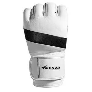 Guantes de MMA con Dedos Descubiertos, Cuero PU, Antideslizantes, Correa de Muñeca Ajustable, Personalizables para Entrenamiento, Sparring y Artes Marciales Mixtas - Product Image 5