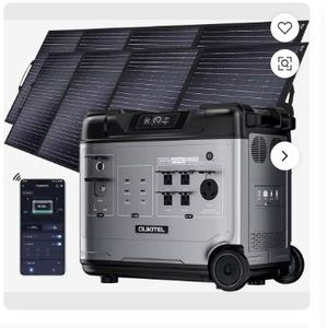 Generador solar original de gran capacidad de 5120 Wh, estación de energía portátil para uso doméstico y de oficina. - Product Image 1