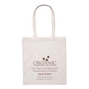 Bolso de mano de lona ecológico personalizado, bolsa de cosméticos, punto de Color Natural, diseño elegante, mango de longitud de mano para regalos promocionales - Product Image 5