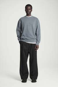 Nueva llegada sudadera de hombre de cuello redondo de secado rápido de gran tamaño básica de alta calidad sudadera de mezcla de algodón personalizada al por mayor - Product Image 3