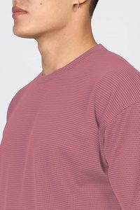 Camiseta de color sólido de peso pesado personalizada de talla grande para hombre 100% algodón en blanco liso hombro caído cuello redondo Camiseta de gran tamaño transpirable - Product Image 2