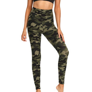 Mallas deportivas de yoga Runner hechas en fábrica para mujer, pantalones deportivos con mallas de Yoga de entrenamiento de tela orgánica - Product Image 5