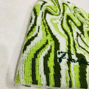 Bonnet en tricot patchwork personnalisé, style streetwear, unisexe, bonnet léger en tricot - Product Image 6