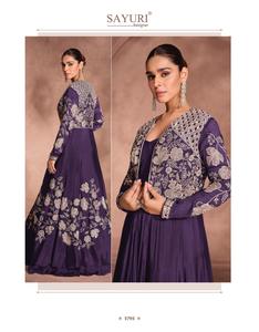 ผ้าไหมชินออนพรีเมี่ยมที่สวยงามพร้อมการเย็บปักถักร้อยผู้ผลิตและผู้จำหน่ายจากอินเดียในอัตราที่ต่ำที่สุด - Product Image 4