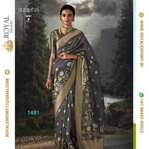 Nuevo diseñador de marca Pure Organza Zari Weaving Saree Collection en Tarifa de fabricante por Royal Export - Product Image 4