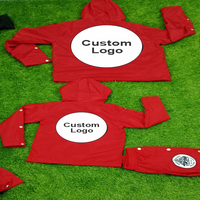Set Jaket dan Celana Windbreaker Nylon Outdoor Pria - Setelan Windbreaker Nylon Ringan Pria - Tracksuit Streetwear