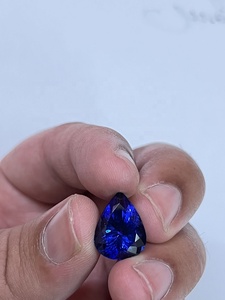 Gema Natural de tanzanita, color azul real, alta calidad, en forma de pera, hecha a la medida, 10,20 quilates, suelta, por Sadiya internacional - Product Image 5