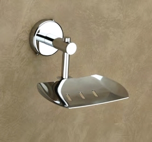 PG-201 de savon carré de qualité supérieure MISHWA Support mural en acier inoxydable Finition élégante Drainage hygiénique Idéal pour les salles de bain modernes - Product Image 6