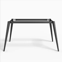 Cadre de table en métal moderne pour salle à manger, café, bureau à domicile, salon, bar |   Base de table de conception industrielle robuste OEM&ODM