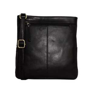 Saman exporta alta calidad hecho a mano negro Vintage cuero bandolera exclusivo cuero genuino geométrico directo superior indio - Product Image 3