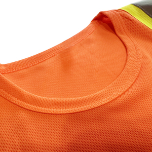 100% polyester respirant haute visibilité T-Shirt à manches longues réfléchissant travail imperméable Construction sécurité t-shirts avec Logo personnalisé - Product Image 2