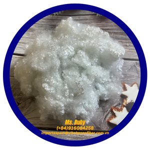 Vikohasan Fiber ofrece fibras cortadas de poliéster blanco reciclado 7D HCS precio bajo para cojines de sofá giratorios juguetes Material de relleno - Product Image 5