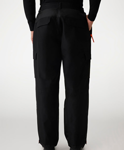 Ropa informal hecha a medida, pantalones de chándal de tela de sarga de algodón para hombre, cintura elástica, ajuste relajado, Joggers de carga ligeros - Product Image 2