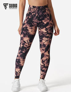 Leggings de yoga taille haute de qualité supérieure pour femmes vêtements de sport OEM avec logo et marque personnalisés - Product Image 3