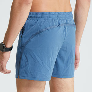 Short de gymnastique solide personnalisé pour hommes décontracté Sports athlétiques séchage rapide respirant entraînement course à pied avec poches - Product Image 1