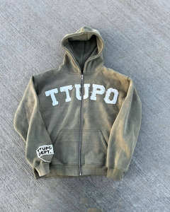 Sweat-shirts grecs à capuche TTUPO élégants pour hommes et femmes, sweats décontractés vintage lavés avec capuche, confortables et durables - Product Image 5