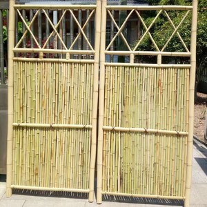 Puertas de Bambú de Diseño Premium para Entrada Principal, Hechas a Mano, Naturales, Tamaños Personalizables, Venta al Por Mayor - Product Image 2