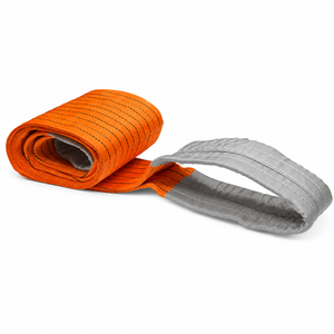 Eslinga de cincha Provina más vendida, 10 toneladas, poliéster naranja, plana, factor de seguridad 7:1, longitud personalizable, 16 ojos, eficiente - Product Image 1