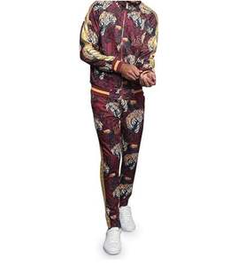 Chándal Deportivo Transpirable de Invierno para Hombre, Sublimado, Informal, 100% Algodón, Felpa, Cintura Elástica - Product Image 5