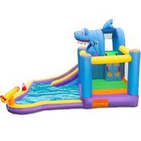 Piscine portative de rebond de mini château gonflable de terrain de jeu de train pour le jeu extérieur