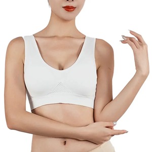 Sujetador deportivo de verano de alto soporte para mujer, sin costuras, ligero, transpirable, estampado personalizado, frontal, respetuoso con el medio ambiente, gimnasio, Fitness, de talla grande - Product Image 1