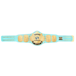 Ceinture de titre de réplique de championnat d'aigle ailé WWE en cuir véritable bleu de qualité supérieure par Wish Tell International - Product Image 3