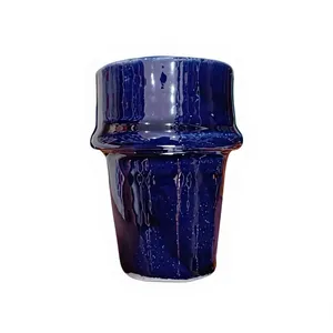 Ensemble de tasses à café en céramique modernes et simples, fabriquées à la main, à double paroi, écologiques, durables et portables, pour la maison et les fêtes - Product Image 5