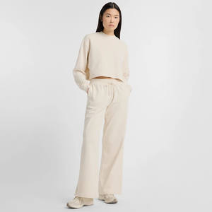 Nouveauté, sweat-shirt uni en lin et molleton côtier avec logo personnalisé pour femmes, sweat-shirt à capuche Streetwear durable imprimé pour l'hiver - Product Image 6