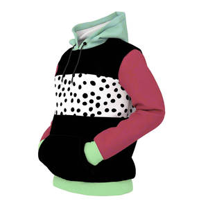 Sweat à capuche surdimensionné en molleton respirant 100 % coton personnalisé par sublimation pour homme, avec fermeture éclair, motif uni, idéal pour l'hiver - Product Image 6