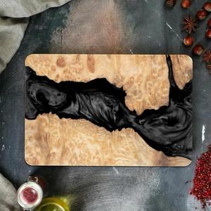 Elegante Tabla de Cortar Rectangular de Acacia, Hecha a Mano, Duradera, de 1.2 cm de Grosor, para Preparación de Alimentos, Verduras y Frutas - Product Image 5
