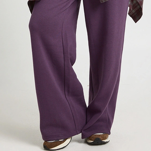 Ensemble de survêtement deux pièces pour femme, couleur unie, personnalisable avec logo / Vêtements de sport décontractés et respirants pour femme 2026 - Product Image 4