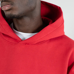 Sudadera con capucha de gran tamaño para hombre de alta calidad, venta al por mayor, sudaderas con capucha transpirables y cómodas con hombros caídos para hombre - Product Image 3