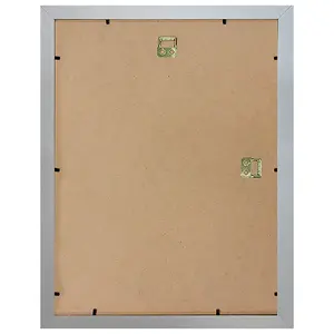 Cadre photo en bois argenté DIN A1, 59,4 x 84 cm, style suspendu, pour affichage de photos 12x18, 11x14, 18x24, 4x6, cadre photo DIY - Product Image 1