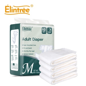 Elintree Vente en gros à prix réduit en vrac Couches jetables pour adultes unisexe ultra épaisses imprimées avec <span class=keywords><strong>protection</strong></span> anti-fuites SAP Japon Tailles M-L-XL-XXL - Product Image 1