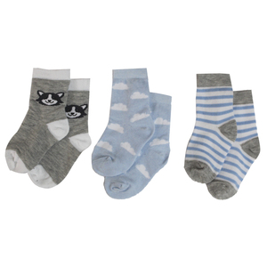 Ensemble de 3 pièces en étain Baby Fant. Chaussettes pour bébé garçon, confortables et mignonnes, lot de trois - Product Image 2