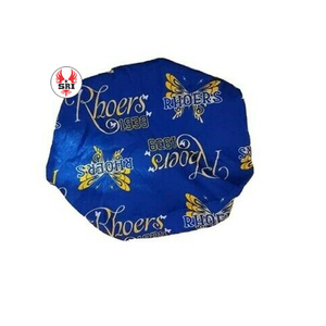 Zeta Phi Beta Sorority Satin Sleep Bonnet Cap Ladies Nighttime Gift Combo de patrón de letras suaves de secado rápido - Product Image 2